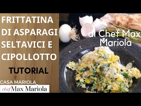 Frittatina con Asparagi Selvatici e Cipollotto