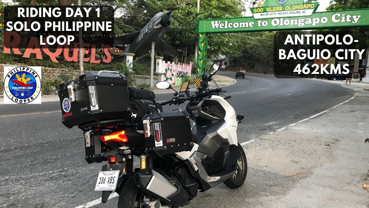 DAY 1 | SOLO PHILIPPINE LOOP | HONDA ADV 160 | Antipolo City - Baguio City