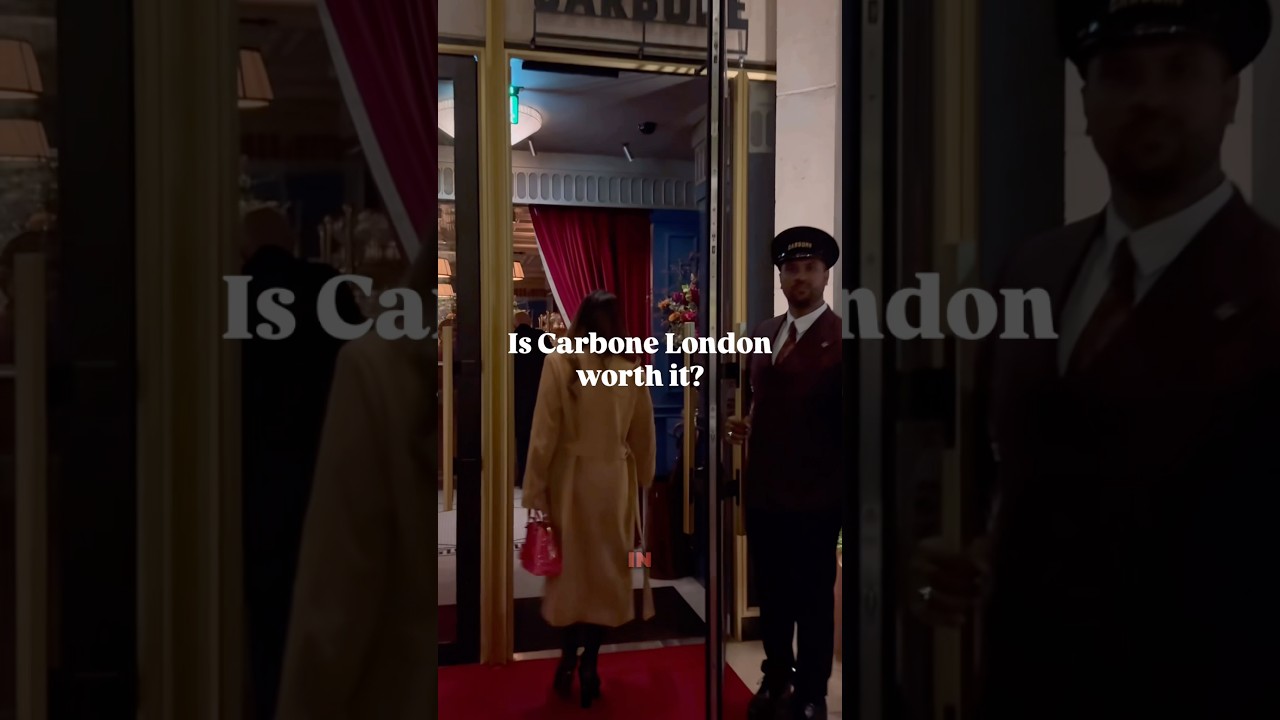 Мы заказали хиты в Carbone London!
