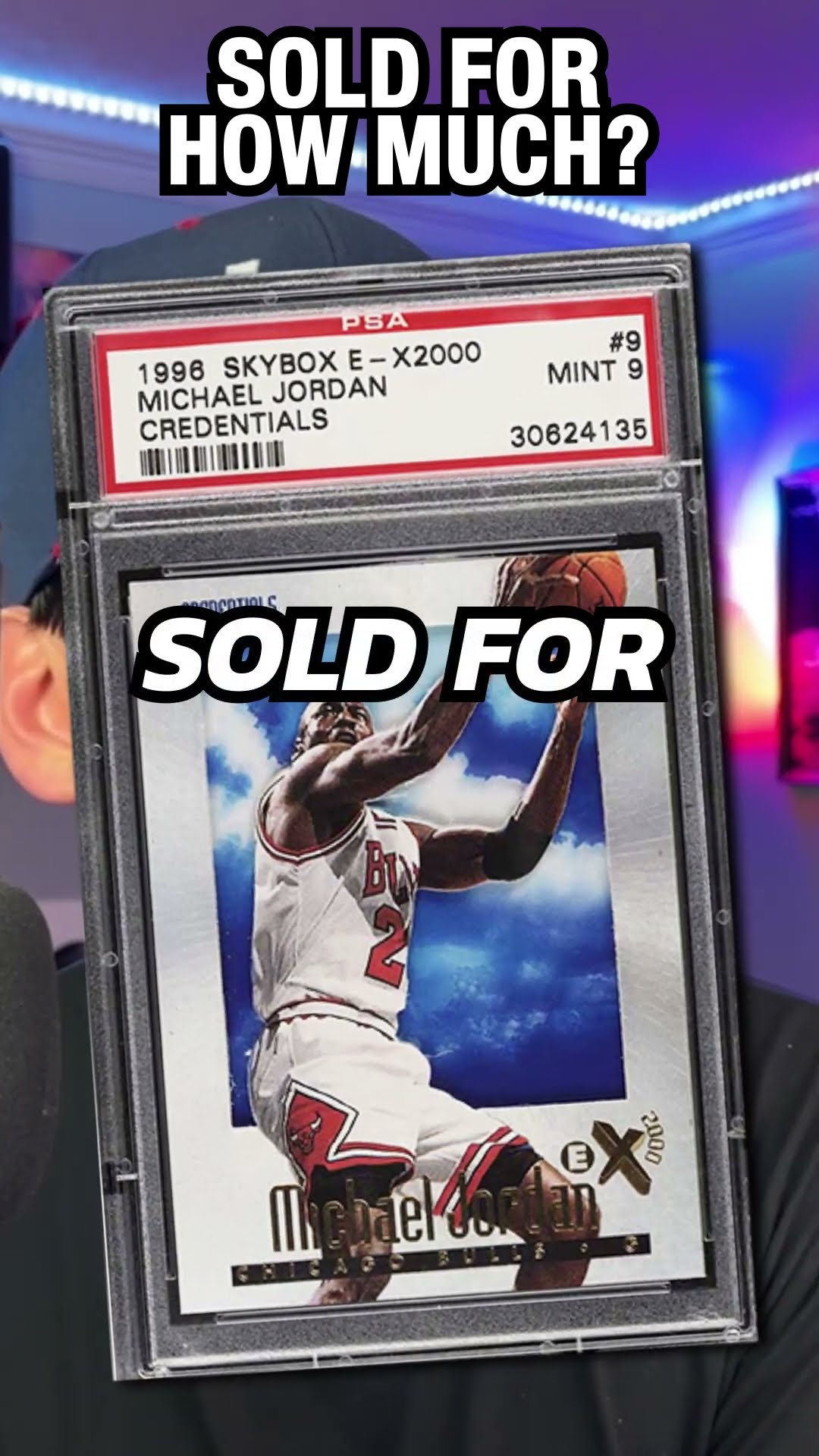1996 Skybox E-X2000 Credentials Michael Jordan Basketball Card