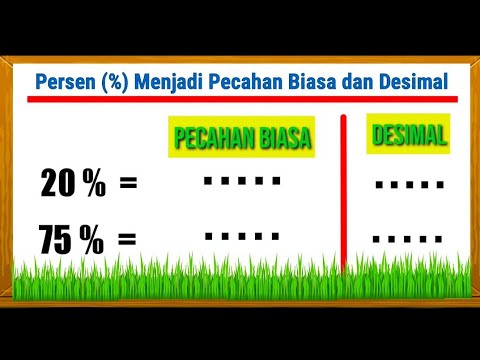 Video: Apa yang dimaksud dengan empat belas perseratus sebagai desimal?