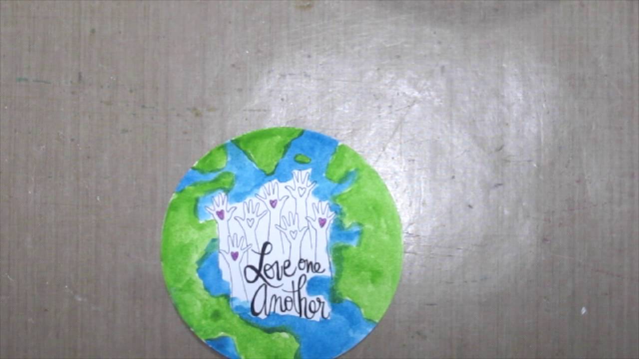 Unity Stamp Co Quick Tip - Watercolor Globe - YouTube