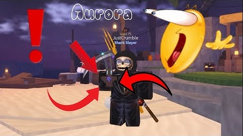 Popping Aurora Totem for the first time in Rblx Fisch!