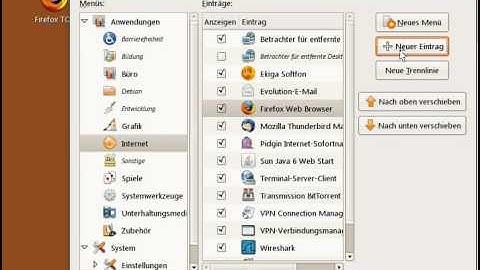 Ubuntu: Startmenü editieren