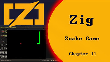 Snake Game in Zig with raylib | No Commentary Coding ASMR