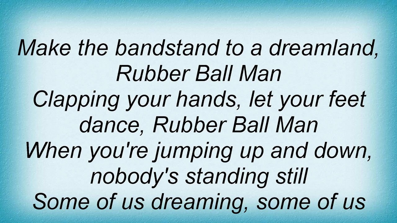 Abba Rubber Ball Man Lyrics YouTube