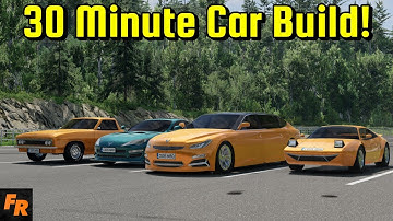 30 Minute Car Build Challenge - Automation/BeamNG Drive