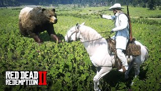 O CAVALEIRO BRANCO e o URSO GIGANTE - FILME - MOVIE - FINAL - Red Dead Redemption 2