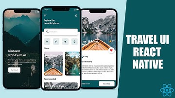 REACT NATIVE TRAVEL APP UI