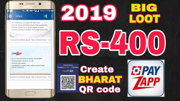 RS-400 PAYZ APP MAHA LOOT 2019||CREATE BHARAT QR CODE||CREATE VERTUAL DEBIT CARD