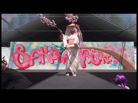 Sakura Cherry Blossom Dance choreographed by Sachiyo Ito at Brooklyn Botanic Garden