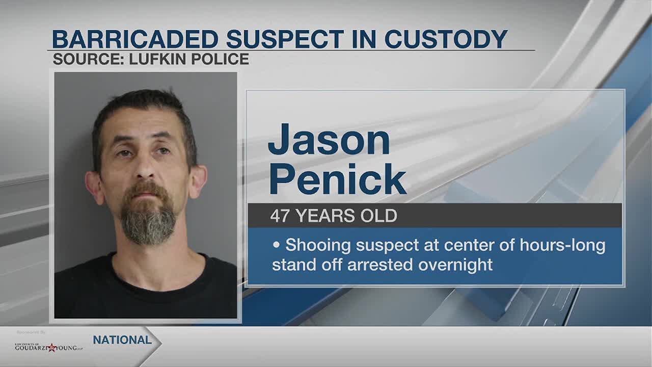 Lufkin man arrested after shooting at officers and barricading self in ...