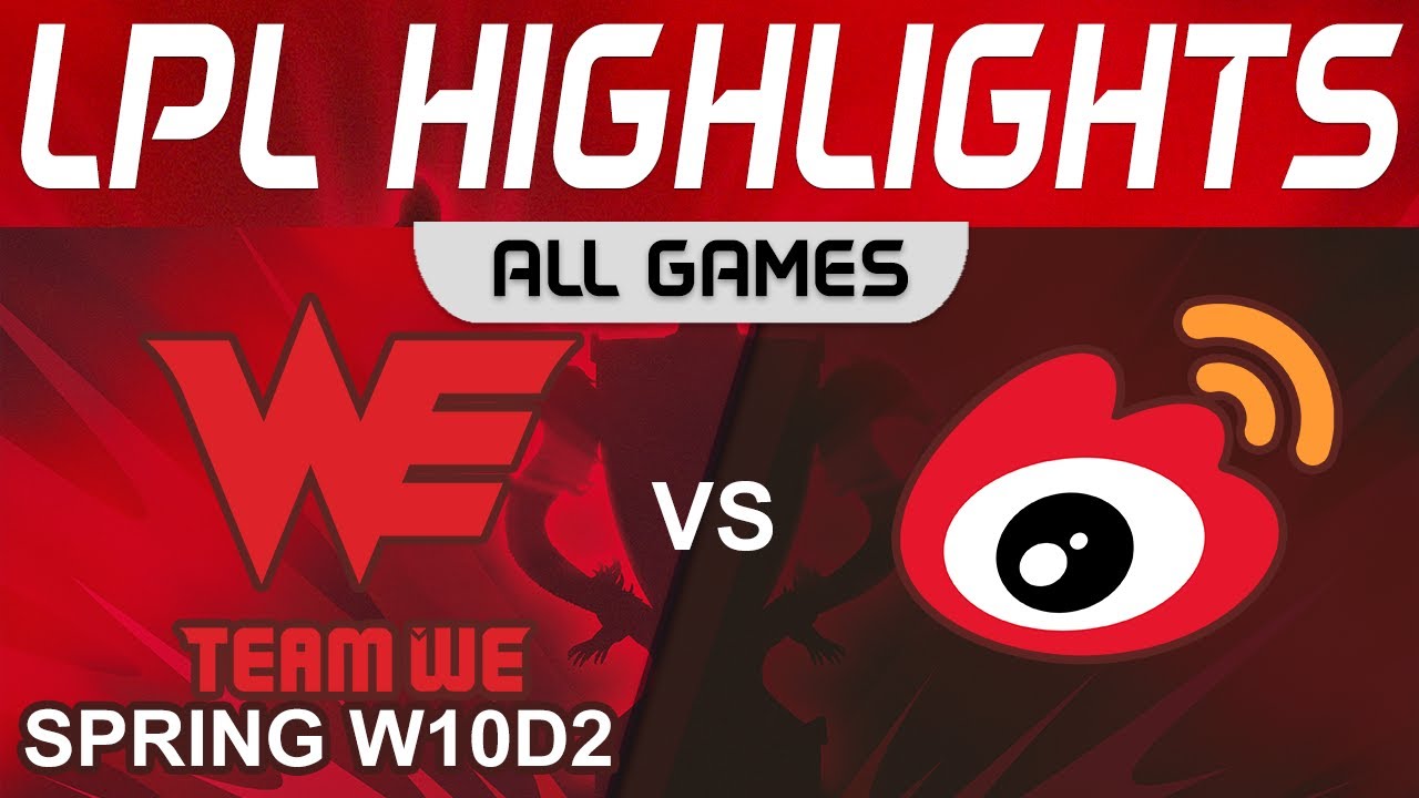 WE vs WBG Highlights ALL GAMES LPL Spring Season 2023 W10D2 Team WE vs Weibo Gaming by Onivia