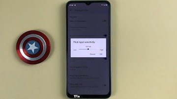 How to change sensitivity for wrist rotation on Realme C35 Android 11