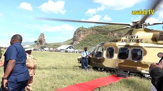 Kenyan President Ruto Thrilling Arrival at WRC Safari Rally 2024 Takes Naivasha by Storm!
