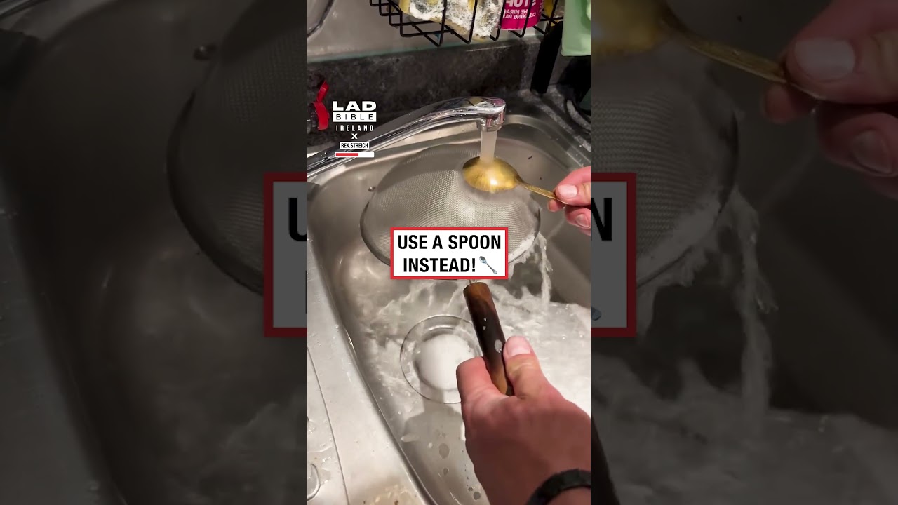 How to clean a sieve hack