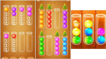 Ball Colour Sort Puzzle Gameplay 4, New Android Games  ios Walkthrough Simulator Think Brain