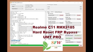 Realme C11 RMX2185 Hard Reset FRP Bypass UMT PRO