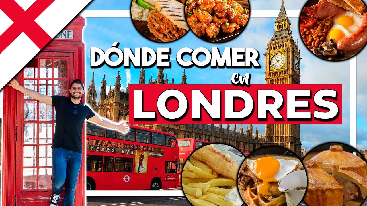 Mejores lugares donde COMER en LONDRES 💂Guía de viaje a Londres