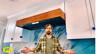 Building A Cabinet Vent Hood In 4 Hours