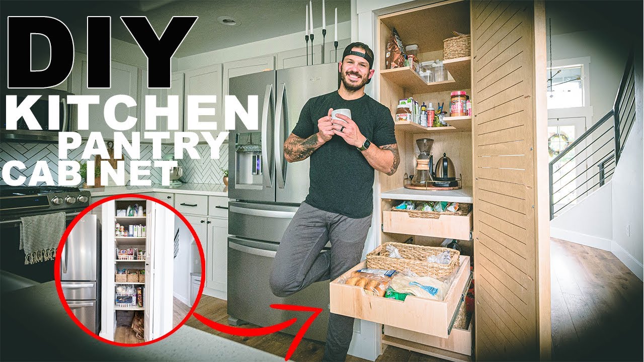 DIY Kitchen Pantry Cabinet