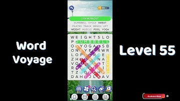 🎮 Word Voyage Level 55 Answers | Relaxing Word Puzzle Adventure 🌍 | Go Answer
