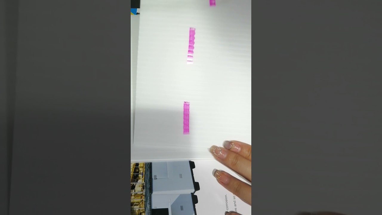 Corona Treatment test for PP sign boards