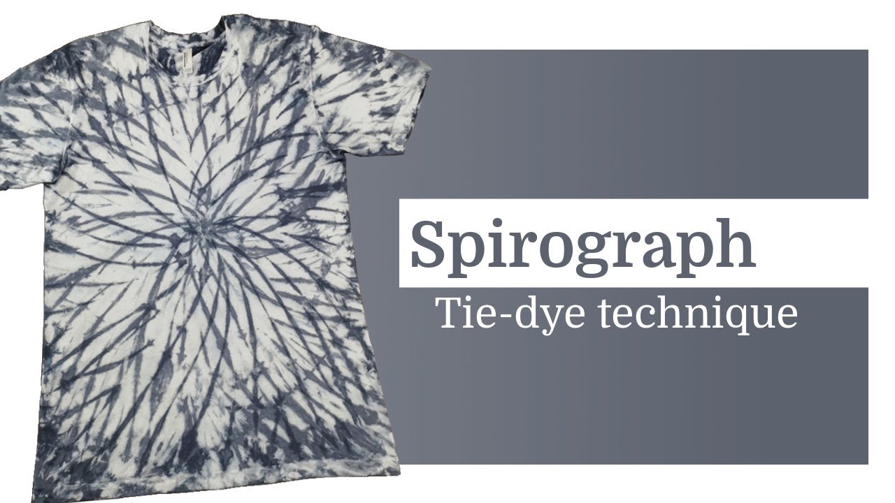 Tie-dye pattern P133 : Spirograph