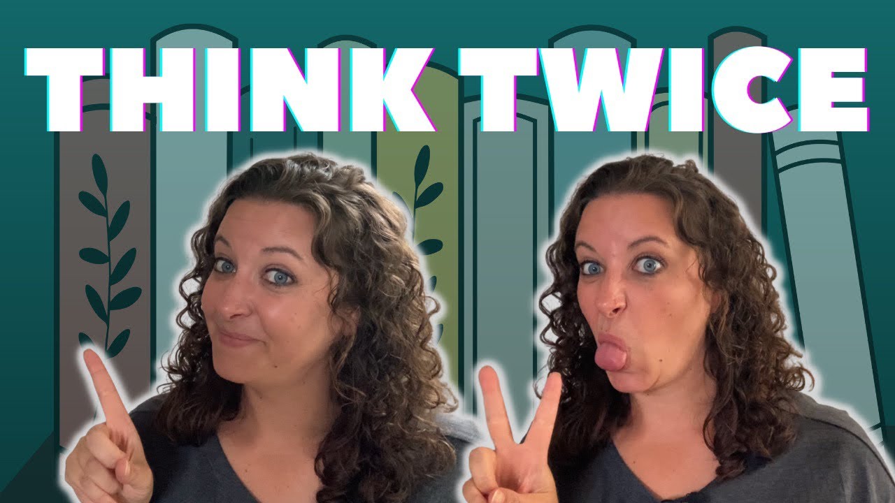The think twice book tag 2022 youtube