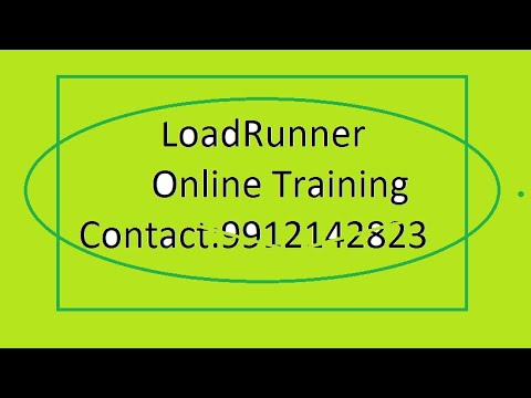 Performance Testing using Loadrunner 1St Class - YouTube