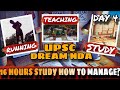 My UPSC Routine 📚 16 Hour Study with Teaching, Running, Study And Videography 😍💪 #upsc #motivation