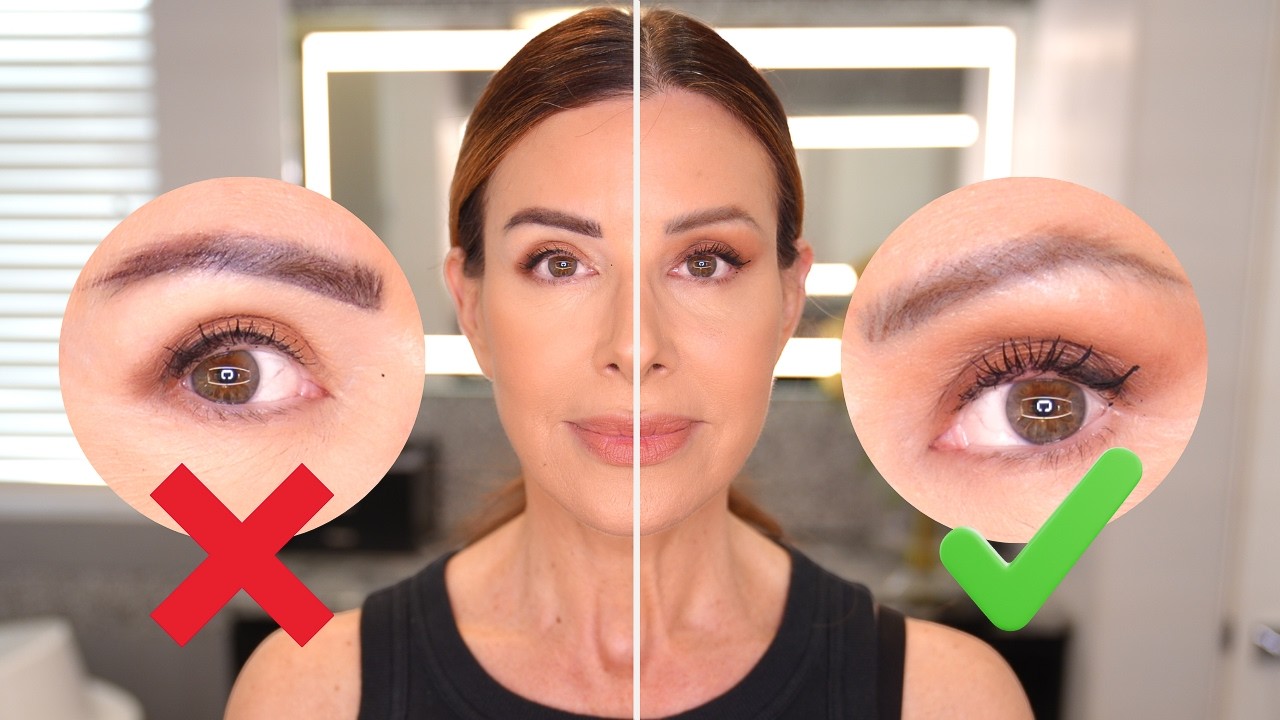 Over 50? Try THIS Eye Makeup Trick for Bigger, Lifted Eyes | Dominique Sachse
