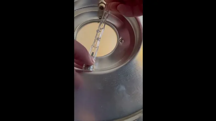 Change the halogen l lamp замінити лампу  osram haloline superstar 120 w 2245 lm