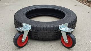 An invention that astonishes the whole world! Turn An Old Car Tire Into million dollar tools😱!
