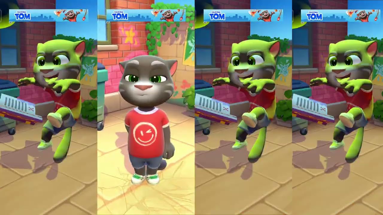 My Talking Tom Cat Funny Moments Video / Talking Tom Funny Moments Cat Fun Android Gameplay Video 