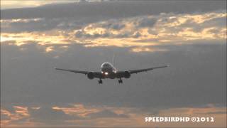 Delta Airlines Boeing 777-232(LR) [N701DN] Dawn Landing in Los Angeles