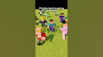 POV: Your minecraft world gets deleted😞 |minecraft animation| #shorts
