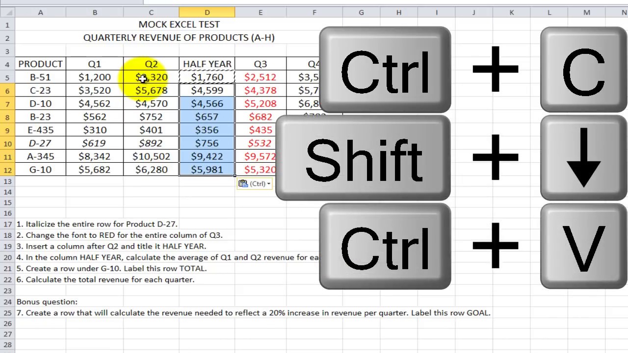 How To Pass An Excel Test