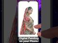Easy digital coloring Lady #37 #Paintology #app #shorts #shortvideo #drawing #painting #digitalart