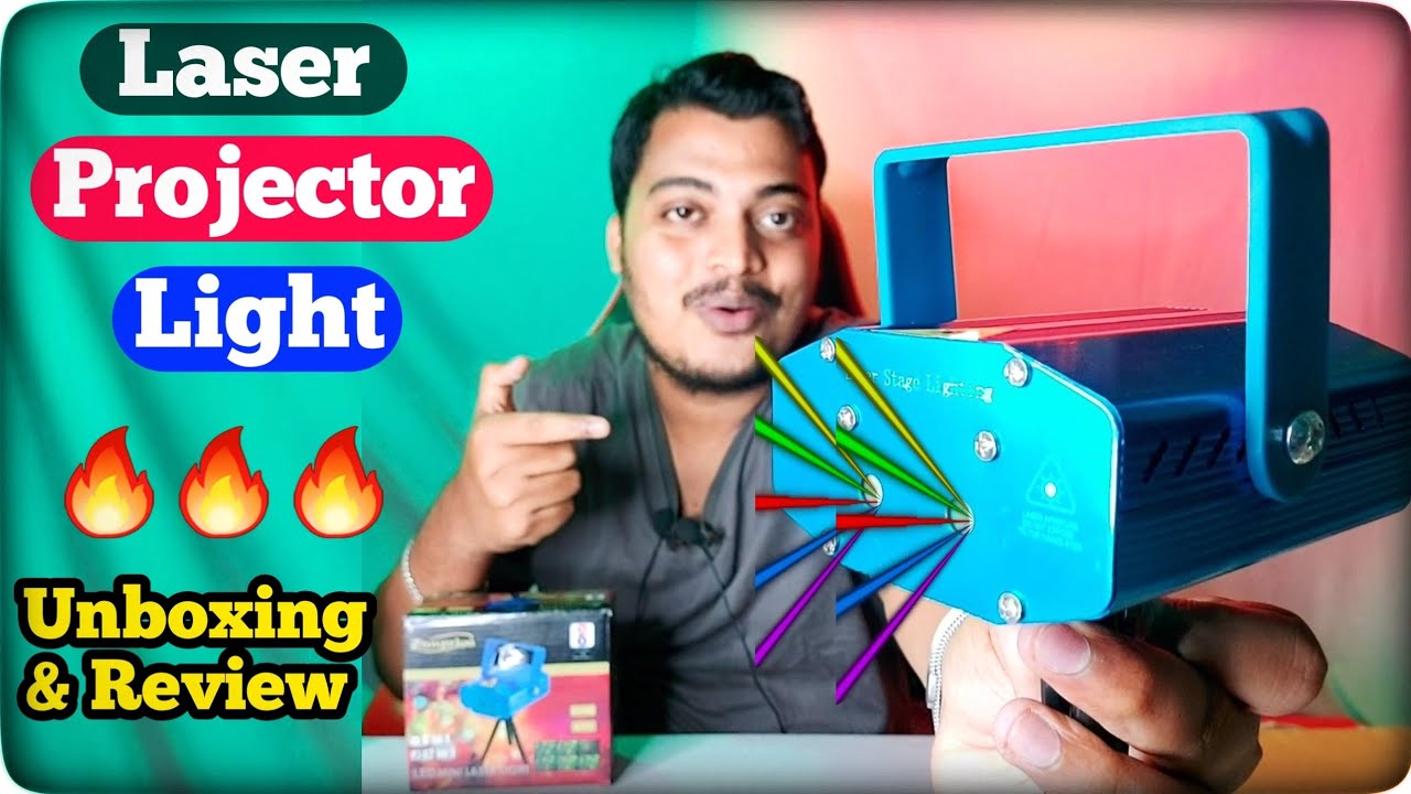 Laser Stage Lighting / Projector Light / Disco Laser Light Unboxing