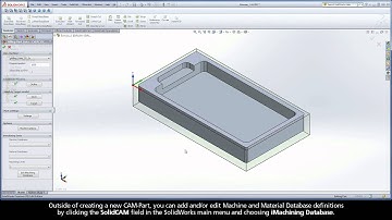 SolidCAM iMachining Training Course - Exer #1: Material Database definition
