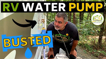RV Water Pump Replacement! Check Valve Problem Solved!