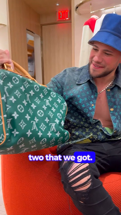 PT.1 Waited months for these LV bags 🔥 couldn’t decide between yellow or green so I got both.