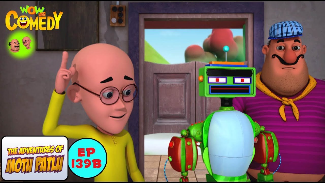 Lie Detector Robot    Motu Patlu in Hindi   3D Animated cartoon series for kids   As on Nick