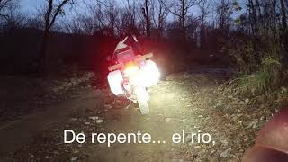 TRANS-AMERICA TRAIL noche y lluvia, BMW 1200gs, Super Tenere, Triumph Tiger 800, TAT Arkansas 2020.