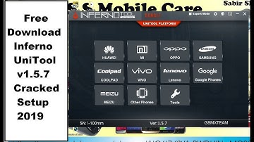 Inferno UniTool v1.5.7 Cracked Setup 2019 Free Download