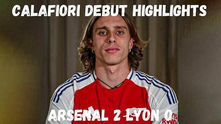 CALAFIORI DEBUT HIGHLIGHTS | EMIRATES CUP | ARSENAL 2  LYON 0 | #SWYWTV