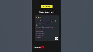 Test Your Javascript Knowledge: MCQ #31