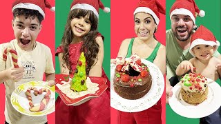 DESAFIO QUEM FAZ A MELHOR RECEITA DE NATAL NA FAMÍLIA * o perdedor vc escolhe  | Kathy Castricini