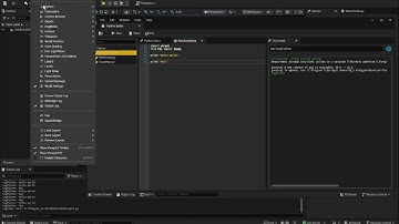 Python Text Editor for unreal engine